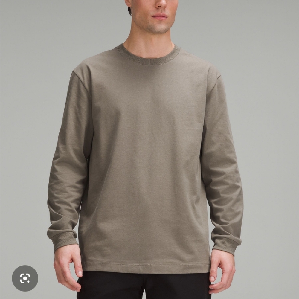 lululemon athletica Green Heavy Weight Long Sleve Jersey